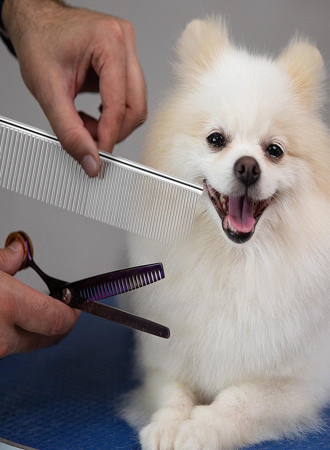 mekueeex 12 Pcs Stainless Steel Dog & Cat Comb, 7.48 Inch Metal Grooming Tool for Removing Knots, Long and Short Haired Pets Including Dogs, Cats & Others - Image 4